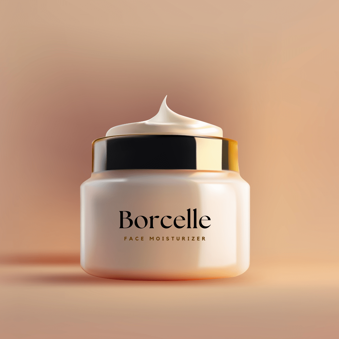 Packshot 3D produit cosmétique, rendu photoréaliste