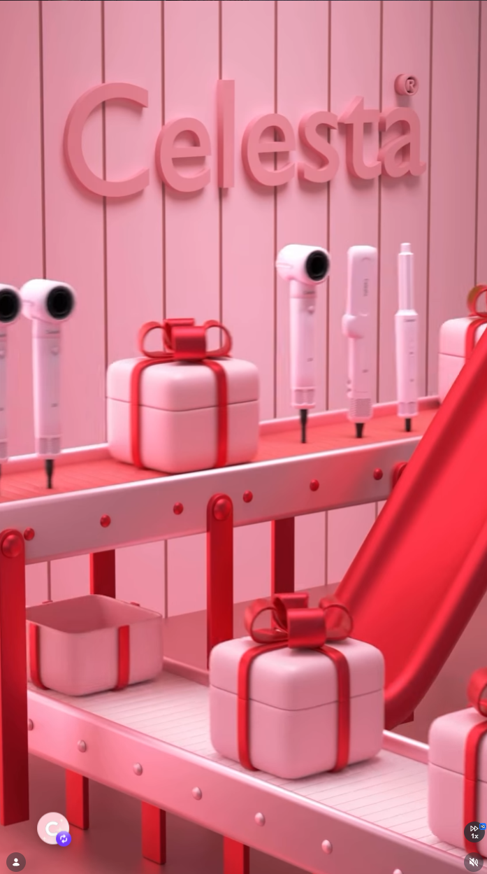 Vidéo CGI collection produits capillaires réalisée pour le client Celesta